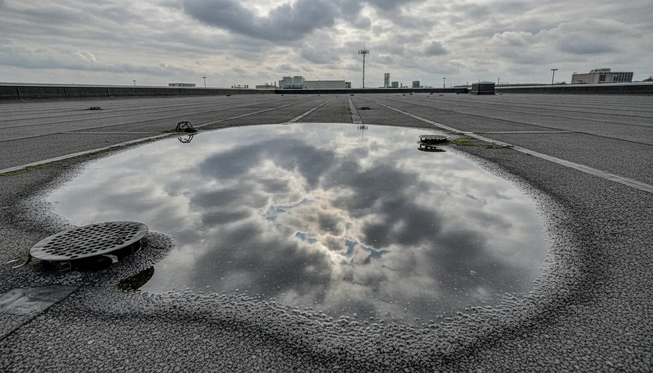 Ponding Water Roof Repair in Paterson, NJ