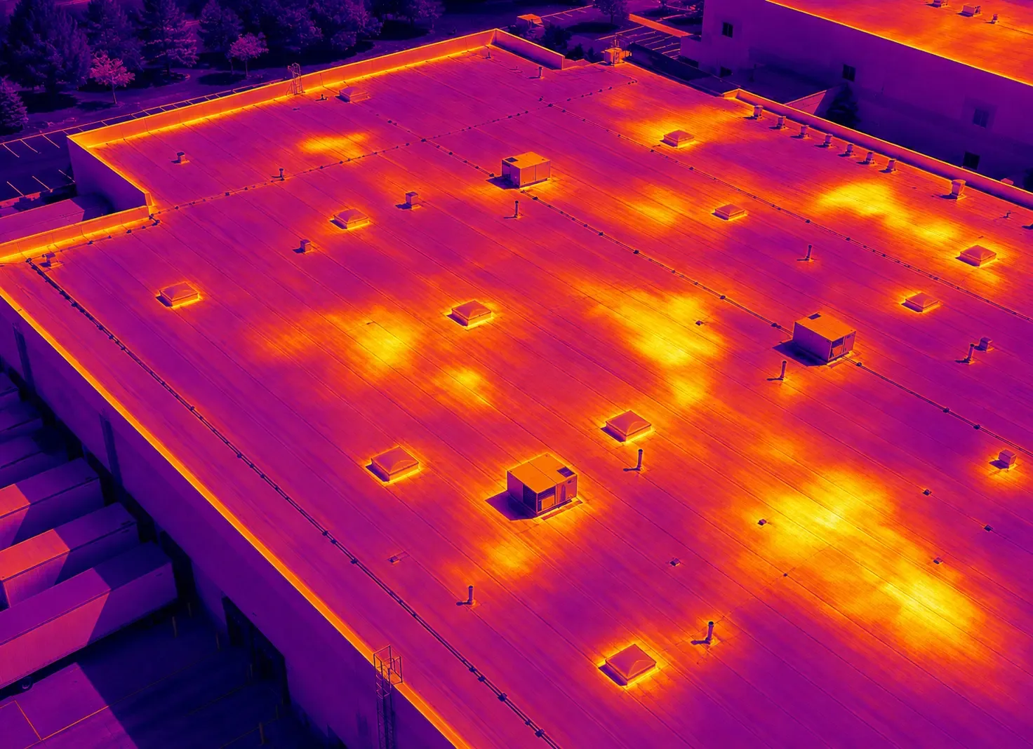 Infrared Roof Moisture Survey in Paterson, NJ